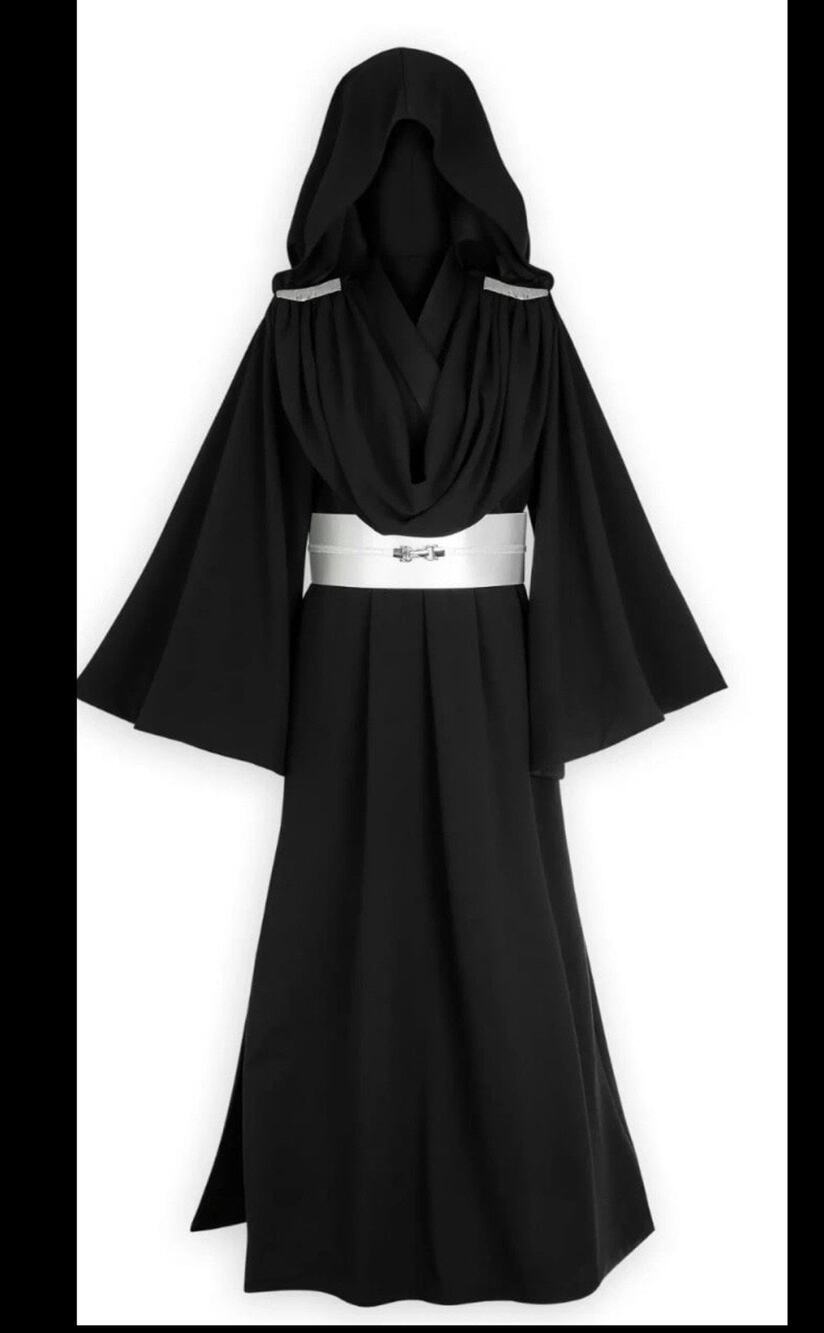 NEW Walt Disney Star Wars Galactic Starcruiser Hooded Black Robe/Dress Size S